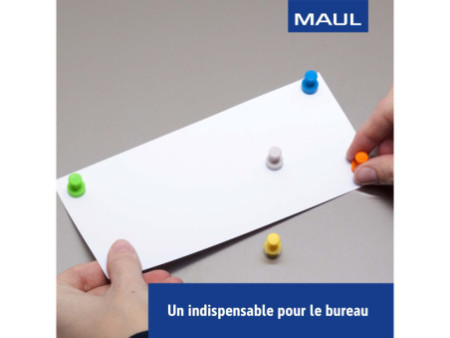 MAUL Aimant néodyme, quille, diamètre: 12 mm, couleurs