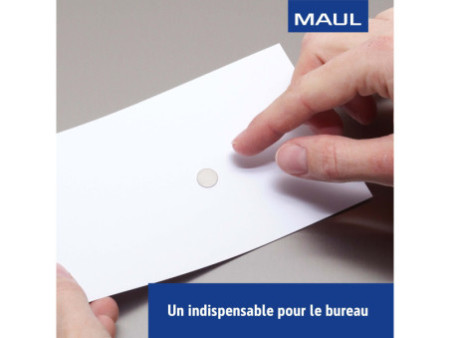 MAUL Aimant néodyme, diamètre: 10 x (H)1 mm, nickel