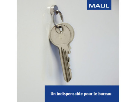 MAUL Aimant néodyme, diamètre: 10 x (H)3 mm, nickel