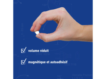 MAUL Aimant néodyme, pastille, autocollant, diamètre: 10 mm