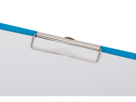 MAUL Porte-bloc à pince, plastifié, A4, bleu clair