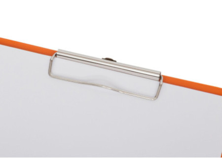 MAUL Porte-bloc à pince, plastifié, A4, orange