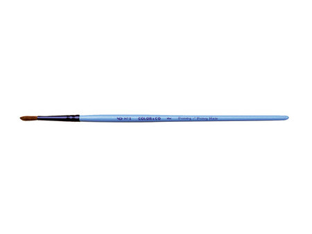 LEFRANC BOURGEOIS Pinceau poney rond, N.8, corps en bois