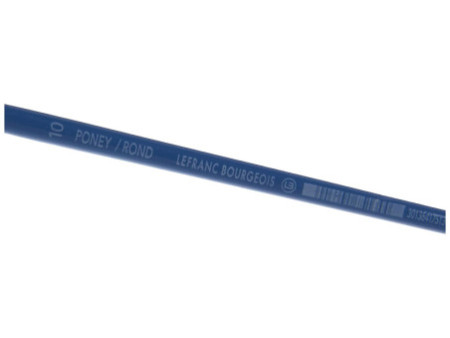 LEFRANC BOURGEOIS Pinceau poney rond, N.10, corps en bois
