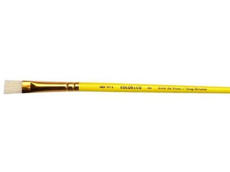 LEFRANC BOURGEOIS Pinceau brosse en soie de porc, plat, N.8