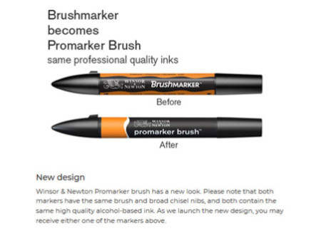 LEFRANC BOURGEOIS WINSOR & NEWTON Promarker Brush, bordeaux