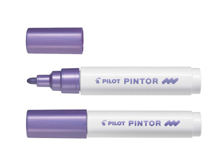 PILOT Marqueur à pigment PINTOR, medium, violet métallique