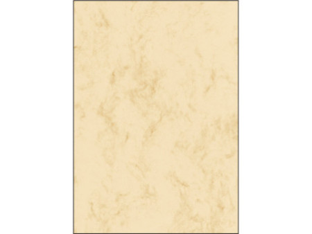 sigel papier marbré, A4, 200 g, carton prestige, beige