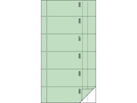 sigel Bloc de bons 'Carnet de bons', 105 x 200 mm, vert