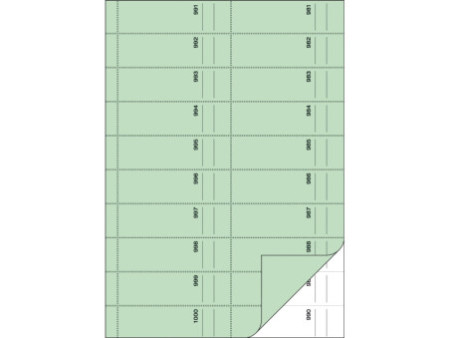 sigel Bloc de bons 'Carnet de bons', A4, 1000 coupons, vert