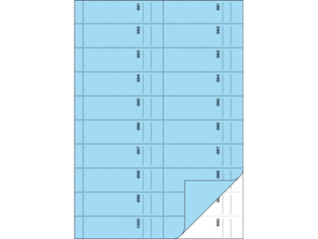 sigel Bloc de bons 'Carnet de bons', A4, 1000 coupons, bleu