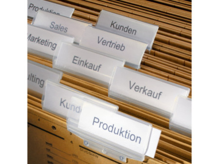 sigel Etiquettes PC pour dossiers suspendus, 58 x 18 mm