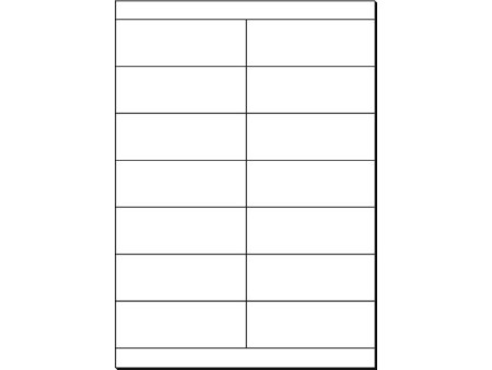 sigel Etiquette pour étagère, 105 x 38 mm, blanc, 170 g/m2