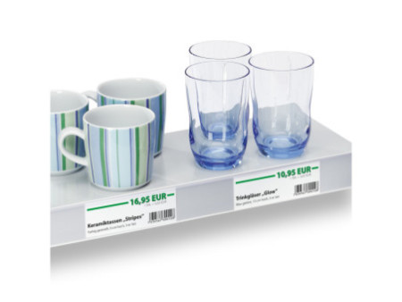 sigel Etiquette pour étagère, 105 x 38 mm, blanc, 170 g/m2