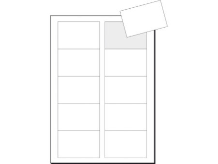sigel Cartes de visite 3C, 85 x 55 mm, 225 g/m2, extra blanc
