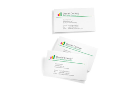 sigel Cartes de visite, 85 x 55 mm, 250 g/m2, extra blanc
