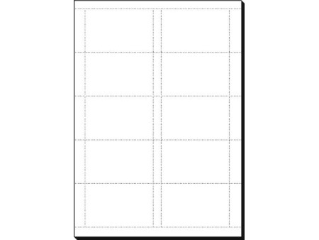 sigel cartes de visite, 85 x 55 mm, 200 g/m2, extra blanc