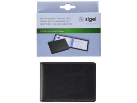 sigel Pochette pour cartes de visite, pour 40 cartes de