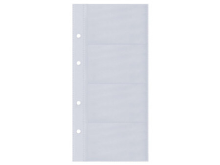 sigel pochettes pour classeur à anneaux de cartes visites