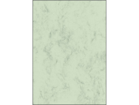 sigel papier marbré, A4, 90 g/m2, papier fin, vert pastel