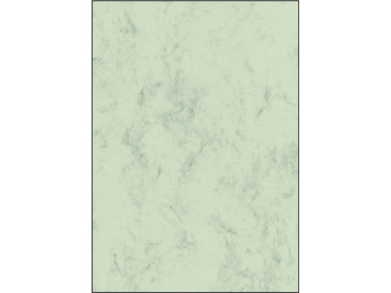 sigel papier marbré, A4, 200 g/m2, carton prestigie, vert