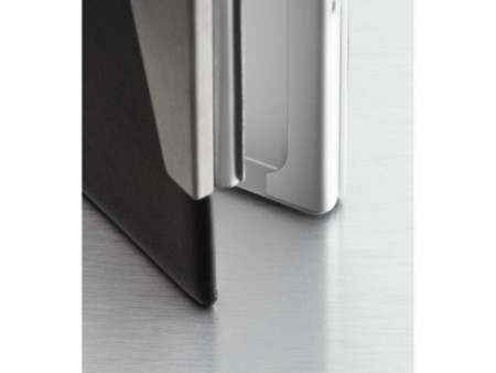 sigel étui pour cartes de visite 'aluminium/imitation cuir'