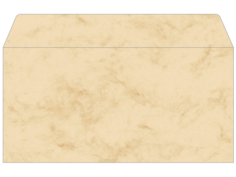 sigel enveloppe, long, 90 g/m2, gommé, marbre beige