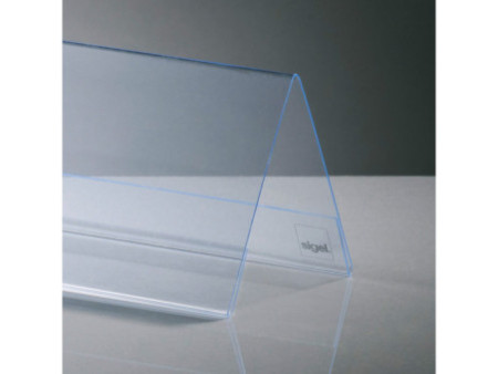 sigel Présentoir de table, plastique rigide, 240 x 90 mm