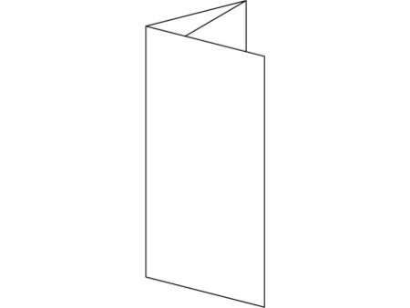 sigel cartes 2 volets pour PC, DL (A4), 185g/m2, extra blanc