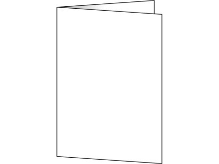 sigel cartes 2 volets, A5 (A4), 185 g/m2, extra blanc