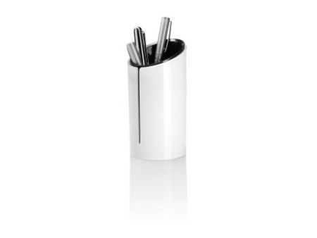 sigel Pot à crayons eyestyle, blanc / noir