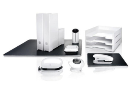sigel Sous-main eyestyle, 600 x 450 mm, noir / blanc