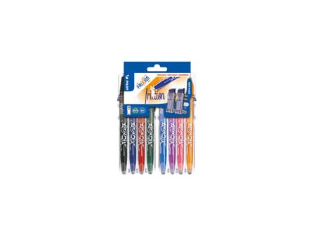 PILOT Stylo roller FRIXION BALL 07 Set2Go, étui de 8