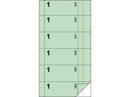 sigel Bloc de bons 'Serveur no 1', vert