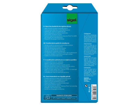 sigel Papier photo jet d'encre Everyday, 10 x 15 cm, blanc