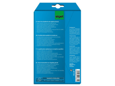 sigel Papier photo jet d'encre Everyday, 10 x 15 cm, blanc