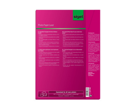 sigel Papier photo, A4, 200 g/m2, glossy recto-verso
