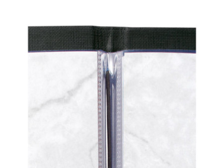 sigel Chemise pour cartes de menu, A4, noir