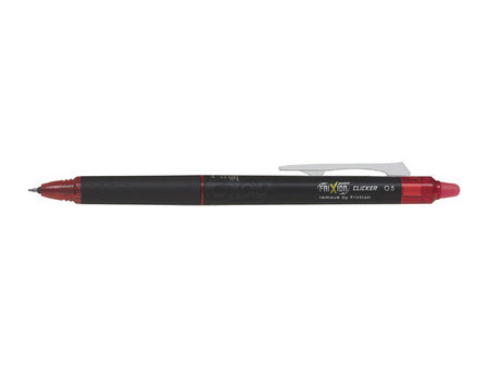 PILOT Stylo roller FRIXION POINT CLICKER, noir