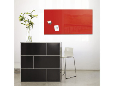 sigel tableau magnétique en verre 'artverum',(L)910x(H)460mm