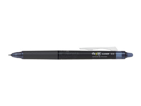 PILOT Stylo roller FRIXION POINT CLICKER, noir