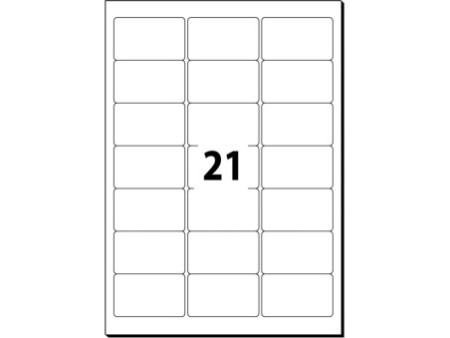 sigel étiquettes adresse, 63,5 x 38,1 mm, blanches, petit