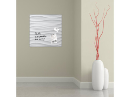 sigel Tableau magnétique en verre 'artverum',(L)480x(H)480mm