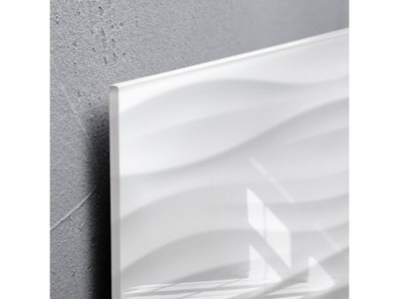 sigel tableau magnétique en verre 'artverum',(L)480x(H)480mm