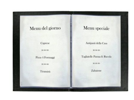 sigel Papier à motif, A4, 90 g/m2, motif 'Menu neutre'