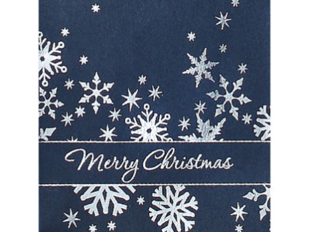 sigel Sac cadeau de Noël 'Silver Snowflakes', grand