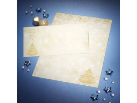 sigel Enveloppe à motif de Noël 'Graceful Christmas', long