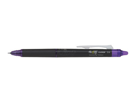 PILOT Stylo roller FRIXION POINT CLICKER, bleu noir