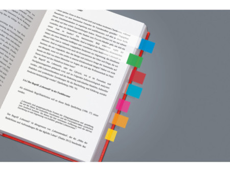 sigel Marque-page repositionnable Film Multicolor, 44x12,5mm