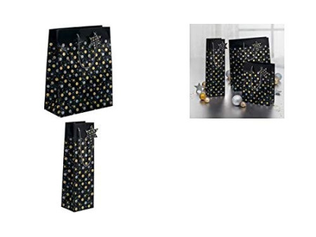 sigel Sac cadeau de Noel 'Stardust', petit